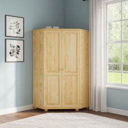 Szafa sosnowa narożna 180