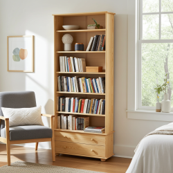 Regał sosnowy  100x35x220