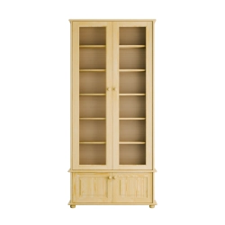 Witryna sosnowa 100x35x220 z drzwiczkami